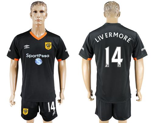 Hull City #14 Livermore Away Soccer Club Jersey